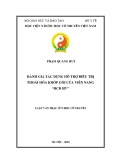 Luận văn Thạc sĩ Y học: Đánh giá tác dụng hỗ trợ điều trị thoái hóa khớp gối của viên nang “BCĐ HV”