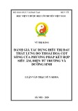 Luận văn Thạc sĩ Y khoa: Đánh giá tác dụng điều trị đau thắt lưng do thoái hóa cột sống của phương pháp kết hợp siêu âm, điện từ trường và dưỡng sinh