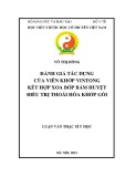 Luận văn Thạc sĩ Y học: Đánh giá tác dụng của Viên khớp Vintong kết hợp xoa bóp bấm huyệt điều trị thoái hóa khớp gối