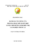 Luận văn Thạc sĩ Y khoa: Đánh giá tác dụng của phương pháp nhĩ áp kết hợp luyện thở dưỡng sinh điều trị cai nghiện thuốc lá