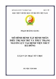 Luận văn Thạc sĩ Y học: Mô hình bệnh tật bệnh nhân điều trị nội trú và nguồn lực tại Bệnh viện Y học cổ truyền Hà Đông