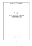 Bài giảng Tổ chức và quản lý Lễ hội (Ngành: Quản lý văn hóa) - Trường CĐ Cộng đồng Lào Cai