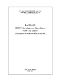 Giáo trình Bảo dưỡng và sửa chữa cơ động cơ (Nghề: Công nghệ ô tô) - Trường CĐ Cộng đồng Lào Cai