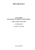 Giáo trình Bảo dưỡng sửa chữa động cơ đốt trong (Nghề: Cơ điện nông thôn) - Trường CĐ Cộng đồng Lào Cai