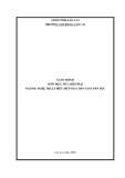 Giáo trình Múa hiện đại (Ngành: Nghệ thuật múa dân gian dân tộc) - Trường CĐ Cộng đồng Lào Cai