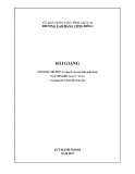 Bài giảng Lý thuyết các loại hình nghệ thuật (Ngành: Quản lý văn hóa) - Trường Cao đẳng Lào Cai