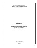 Bài giảng Phổ biến giáo dục pháp luật (Ngành: Dịch vụ pháp lý) - Trường CĐ Cộng đồng Lào Cai