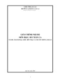 Giáo trình Hát dân ca - Trường Cao đẳng Lào Cai