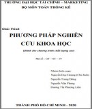 Giáo trình Phương pháp nghiên cứu khoa học: Phần 2 -  Trường ĐH Tài chính Marketing