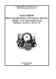 Giáo trình Phay bánh răng côn răng thẳng (Nghề: Cắt gọt kim loại) - Trường CĐ Cộng đồng Lào Cai