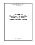 Giáo trình Mài mặt phẳng (Nghề: Cắt gọt kim loại) - Trường CĐ Cộng đồng Lào Cai