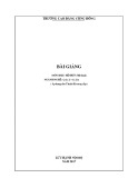 Bài giảng Mĩ thuật (Ngành: Quản lý văn hóa) - Trường Cao đẳng Lào Cai