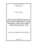 Khóa luận tốt nghiệp ngành Y đa khoa: Nhận xét đặc điểm đột biến EGFR huyết tương ở bệnh nhân ung thư phổi không tế bào nhỏ tại Bệnh viện Bạch Mai năm 2017 – 2018