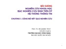 Bài giảng Nghiên cứu khoa học (Bậc nghiên cứu sinh Tiến sỹ): Chương 3 - PGS. TS. Hà Quang Thụy