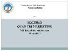 Bài giảng Quản trị marketing - ĐH Kinh tế Quốc dân