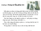 Bài giảng Dung sai lắp ghép - Chương 5: Dung sai lắp ghép ren