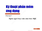 Bài giảng Kỹ thuật phần mềm ứng dụng: Chương 5 - ĐH Bách khoa Hà Nội