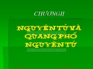 Bài giảng Hóa đại cương: Chương 2 - Huỳnh Kỳ Phương Hạ