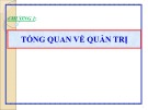 Bài giảng Quản trị học - ThS. Vũ Mạnh Cường