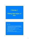 Bài giảng Kỹ thuật nhiệt - Chương 1: Những khái niệm cơ bản
