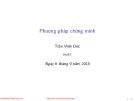 Bài giảng Toán rời rạc: Phương pháp chứng minh - Trần Vĩnh Đức