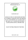 Luận văn Thạc sĩ Quản lý đất đai: Đánh giá công tác bồi thường hỗ trợ và tái định cư khi Nhà nước thu hồi đất dự án: Tuyến đường từ Cầu Kim Xuyên đến Quốc Lộ 2 và Đường Hồ Chí Minh tại huyện Đoan Hùng, tỉnh Phú Thọ