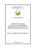 Luận văn Thạc sĩ Quản lý đất đai: Nghiên cứu thực trạng và một số yếu tố ảnh hưởng đến giá đất ở tại huyện Vân Đồn, tỉnh Quảng Ninh giai đoạn 2016-2018