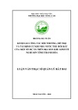 Luận văn Thạc sĩ Quản lý đất đai: Đánh giá công tác bồi thường, hỗ trợ và tái định cư khi nhà nước thu hồi đất của một số dự án trên địa bàn Khu kinh tế Nghi Sơn tỉnh Thanh Hóa