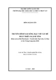 Luận văn Thạc sĩ Báo chí học: Truyền hình Nam sông Hậu với vấn đề phát triển ngành tôm