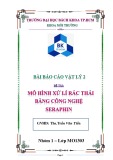 Báo cáo bài tập lớn Vật lý 2: Mô hình xử lí rác thải bằng công nghệ Seraphin