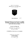 Luận văn Thạc sĩ Công nghệ thông tin: Ứng dụng bộ lọc Kalman xử lý nhiễu tín hiệu cảm biến lực trong thiết bị kéo cột sống tự động