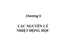 Bài giảng Vật lý đại cương 1 - Chương 5: Các nguyên lý nhiệt động học