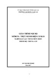 Giáo trình Thực hành điện cơ bản (Nghề: Vận hành nhà máy thủy điện) - Trường Cao Đẳng Lào Cai