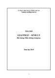 Giáo trình Giải phẫu sinh lý (Ngành: Điều dưỡng) - Trường Cao Đẳng Lào Cai