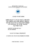 Luận văn Thạc sĩ Kinh tế: Kiểm soát và ngăn ngừa chuyển giá thông qua hệ thống thông tin kế toán ở các doanh nghiệp có vốn đầu tư nước ngoài tại Việt Nam