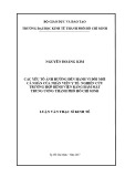 Luận văn Thạc sĩ Kinh tế: Các yếu tố ảnh hưởng đến hành vi đổi mới cá nhân của nhân viên y tế: Nghiên cứu trường hợp Bệnh viện Răng Hàm Mặt Trung ương Thành phố Hồ Chí Minh