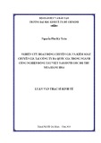 Luận văn Thạc sĩ Kinh tế: Nghiên cứu hoạt động chuyển giá và kiểm soát chuyển giá tại công ty đa quốc gia trong ngành công nghiệp đóng tàu Việt Nam dưới góc độ thu mua hàng hoá