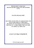 Luận văn Thạc sĩ Kinh tế: Đo lường sự hài lòng của khách hàng với chất lượng dịch vụ chiết khấu bộ chứng từ xuất khẩu tại ngân hàng TMCP Đầu tư và Phát triển Việt Nam - khu vực động lực phía Nam