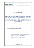 Đồ án tốt nghiệp: Khảo sát hiệu lực diệt sâu và khả năng sinh sản của hai chủng tuyến trùng S – XT và H – CP16 trên sâu xanh da láng Spodoptera exigua và xác định tác nhân gây bệnh côn trùng của tuyến trùng