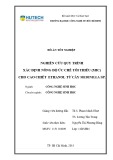 Đồ án tốt nghiệp: Nghiên cứu quy trình xác định nồng độ ức chế tối thiểu (MIC) cho cao chiết ethanol từ cây Medinilla sp.