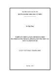 Luận văn Thạc sĩ Khoa học: Nghiên cứu thiết lập quy trình đẳng nhiệt Recombinase polymerase amplification phát hiện tác nhân gây bệnh sốt mò