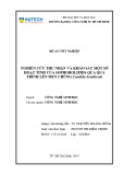 Đồ án tốt nghiệp: Nghiên cứu thu nhận và khảo sát một số hoạt tính của sophorolipids qua quá trình lên men của chủng Candida bombicola