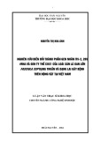 Luận văn Thạc sĩ Công nghệ sinh học: Nghiên cứu sự biến đổi thành phần gen nhân ITS-2, 28S rRNA và gen ty thể COX1 của loài sán lá gan lớn Fasciola ssp dạng thuần và dạng lai gây bệnh trên động vật tại Việt Nam