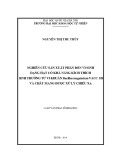 Luận văn Thạc sĩ Khoa học: Nghiên cứu sản xuất phân bón vi sinh dạng hạt có khả năng kích thích sinh trưởng từ vi khuẩn Bacillus megaterium VACC 118 và chất mang được xử lý chiếu xạ