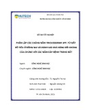 Đồ án tốt nghiệp: Phân lập các chủng nấm Trichoderma spp. từ đất hồ tiêu ở Đồng Nai và đánh giá khả năng đối kháng của chúng với các nấm gây bệnh trong đất