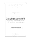 Luận văn Thạc sĩ Khoa học: Xây dựng quy trình định lượng nồng độ BKV-DNA bằng kỹ thuật real-time PCR và phân tích đặc điểm di truyền phân tử của virus BK ở bệnh nhân ghép thận