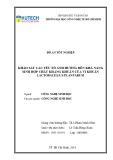 Đồ án tốt nghiệp: Khảo sát các yếu tố ảnh hưởng đến khả năng sinh hợp chất kháng khuẩn của vi khuẩn Lactobacillus plantarum