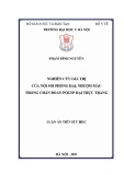 Luận án Tiến sĩ Y học: Nghiên cứu giá trị của nội soi phóng đại, nhuộm màu trong chẩn đoán polyp đại trực tràng