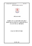 Luận án Tiến sĩ Y học: Nghiên cứu các đột biến TP53, BRAF trong mô ung thư da và mối liên quan của nó với các thể bệnh