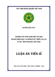 Luận án Tiến sĩ Nông nghiệp: Nghiên cứu ứng dụng một số gen kháng bệnh bạc lá nhằm phát triển lúa lai ở các tỉnh phía Bắc Việt Nam